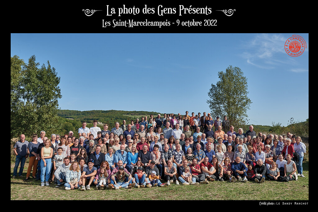 Photo des Gens Présents - ST-MARCEL-CAMPES - 9 octobre 2022
