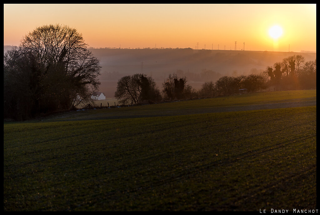 Coucher de soleil sur la Rade