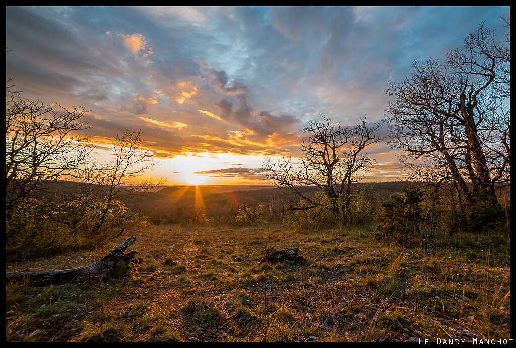 Coucher sur Pech de Lebre